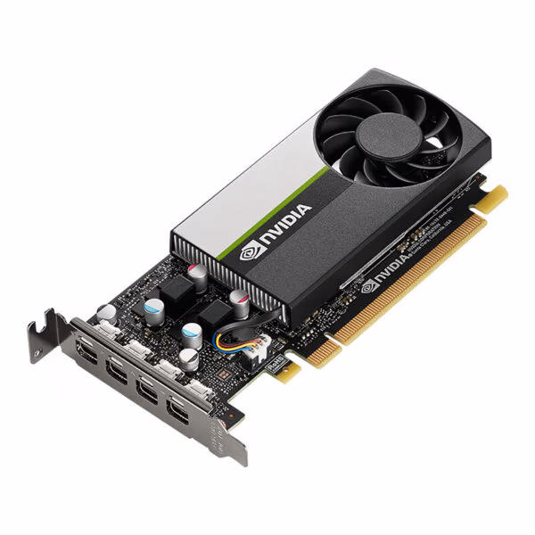 PNY NVIDIA QUADRO T1000 PCI-Express 3.0 x16 ; LP; 4 GB GDDR6 128-bit; 4x Mini DP 1.4 : LOW PROFILE; 50W