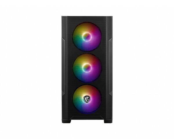 MSI MAG FORGE M100A computer case Micro Tower Black, Transparent - Image 3