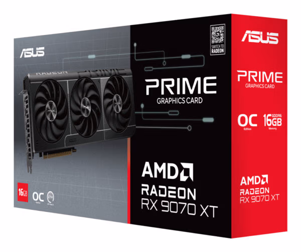 ASUS Prime -RX9070XT-O16G AMD Radeon RX 9070 XT 16 GB GDDR6 - Image 12