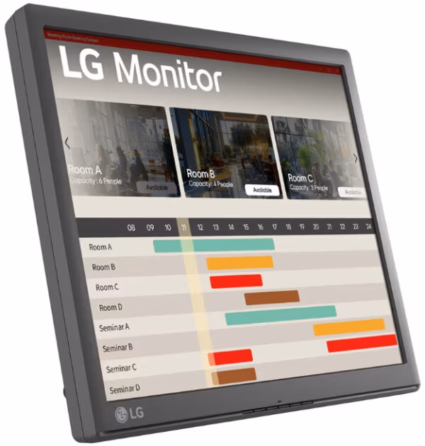 LG 17BR30T-B computer monitor 43.2 cm (17") 1280 x 1024 pixels SXGA LED Touchscreen Tabletop Black - Image 3