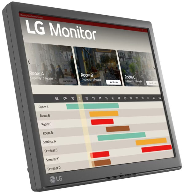 LG 17BR30T-B computer monitor 43.2 cm (17") 1280 x 1024 pixels SXGA LED Touchscreen Tabletop Black - Image 3