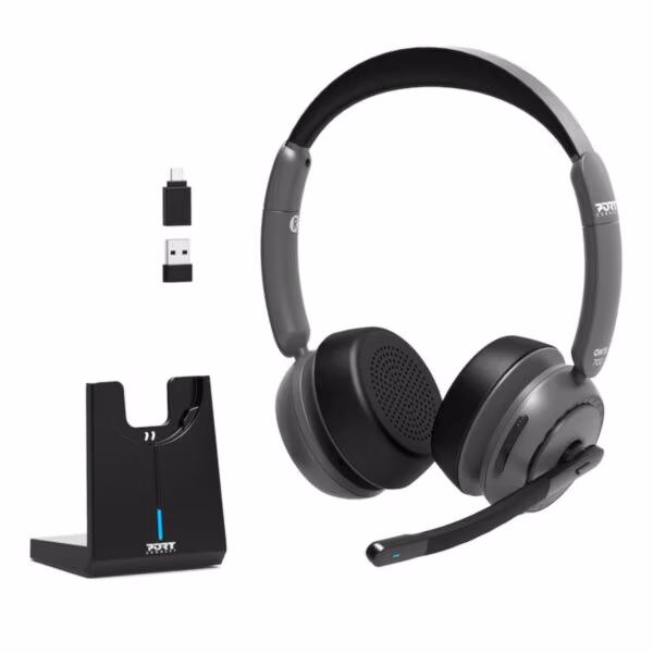 Port Designs Port Connect ON’R 700 Bluetooth Wireless Headset with Noise Cancellation