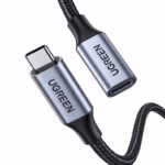 Ugreen USB-C 3.1 Extension Cable USB cable USB 3.2 Gen 2 (3.1 Gen 2) 1 m USB C Black, Grey