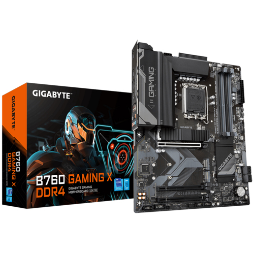 GIGABYTE B760 GAMING X DDR4 Motherboard - Supports Intel Core 14th Gen CPUs, 8+1+1 Phases Digital VRM, up to 5333MHz DDR4 (OC),