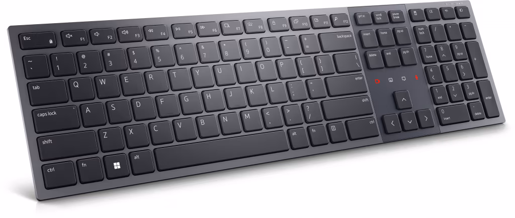 DELL KB900 keyboard Office RF Wireless + Bluetooth QWERTY US International Graphite