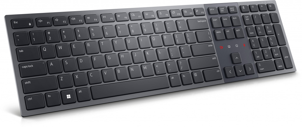DELL KB900 keyboard Office RF Wireless + Bluetooth QWERTY US International Graphite