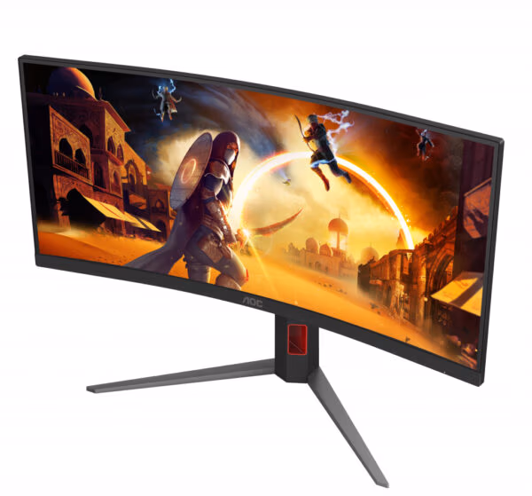 AOC G4 CU34G4Z computer monitor 86.4 cm (34") 3440 x 1440 pixels Wide Quad HD LED Black, Red - Image 14