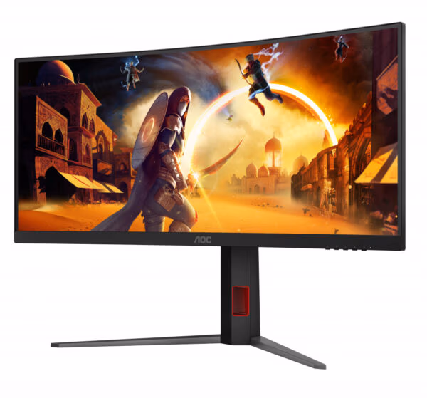 AOC G4 CU34G4Z computer monitor 86.4 cm (34") 3440 x 1440 pixels Wide Quad HD LED Black, Red - Image 5