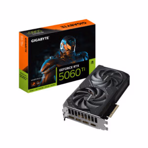 GIGABYTE GeForce RTX 5060 Ti WINDFORCE OC 8G Graphics Card - 8GB GDDR7, 128bit, PCI-E 5.0, 2587MHz Core Clock, 3 x DisplayPort,