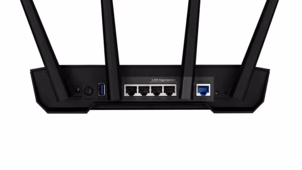 ASUS TUF Gaming AX3000 V2 wireless router Gigabit Ethernet Dual-band (2.4 GHz / 5 GHz) Black, Orange - Image 2