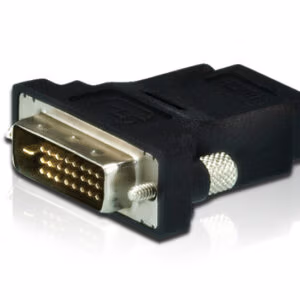 ATEN 2A-127G cable gender changer DVI HDMI Black