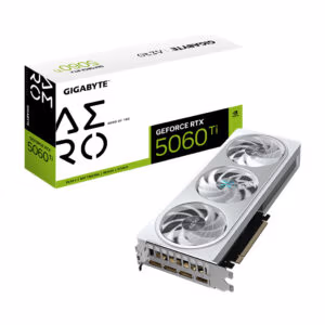 GIGABYTE GeForce RTX 5060 Ti AERO OC 16G Graphics Card - 16GB GDDR7, 128bit, PCI-E 5.0, 2647MHz Core Clock, 3 x DisplayPort, 1 x