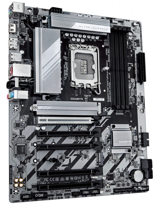 GIGABYTE B860 DS3H WIFI6E Motherboard - Intel Core Ultra Series CPUs, 8+1+2+2 Phases VRM, up to 9066MHz DDR5, 1xPCIe 5.0 + 1xPCI - Image 3