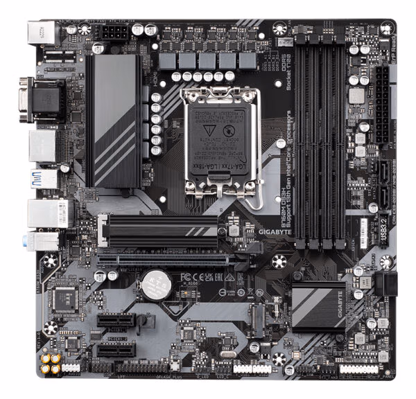 GIGABYTE B760M DS3H Motherboard - Supports Intel Core 14th Gen CPUs, 6+2+1 Phases Digital VRM, up to 7600MHz DDR5 (OC), 2xPCIe - Image 3