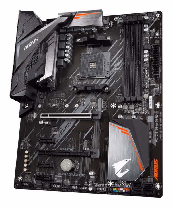 GIGABYTE A520 AORUS ELITE Motherboard - Supports AMD Ryzen 5000 Series AM4 CPUs, 5+3 Phases Pure Digital VRM, up to 4733MHz DDR - Image 5