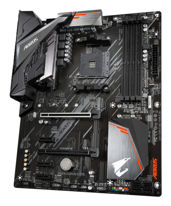 GIGABYTE A520 AORUS ELITE Motherboard - Supports AMD Ryzen 5000 Series AM4 CPUs, 5+3 Phases Pure Digital VRM, up to 4733MHz DDR - Image 5