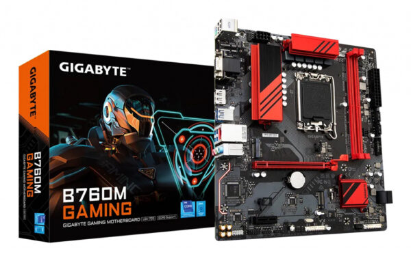 GIGABYTE B760M GAMING Motherboard - Supports Intel Core 14th CPUs, 6+2+1 Phases Digital VRM, up to 8000MHz DDR5 (OC), 2xPCIe 4.
