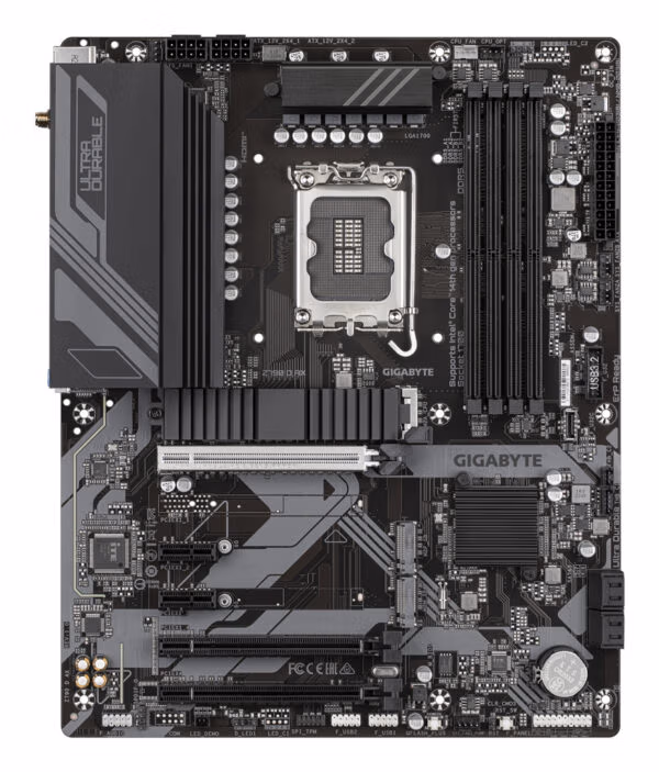 GIGABYTE Z790 D AX Motherboard - Supports Intel Core 14th Gen CPUs, 12+1+1 Phases Digital VRM, up to 7600MHz DDR5 (OC), 3xPCIe - Image 2