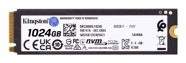 Kingston Technology 1024G KC3000 M.2 2280 NVMe SSD - Image 10