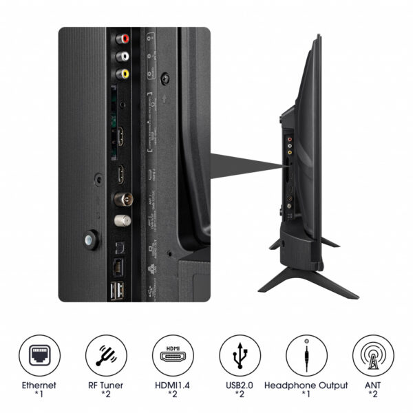 Hisense 32A4K TV 81.3 cm (32") HD Smart TV Wi-Fi Black 200 cd/m² - Image 6