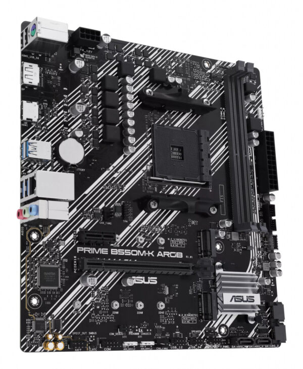ASUS PRIME B550M-K ARGB AMD B550 Socket AM4 micro ATX - Image 4