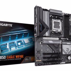 GIGABYTE B850 EAGLE WIFI6E Motherboard - AMD Ryzen 9000 Series CPUs, 8+2+2 Phases Digital VRM, up to 8200MHz DDR5 (OC), 1xPCIe