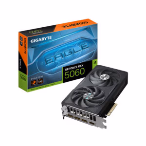 GIGABYTE GeForce RTX 5060 EAGLE OC 8G Graphics Card - 8GB GDDR7, 128bit, PCI-E 5.0, 2550 MHz Core Clock, 3 x DisplayPort, 1 x HD