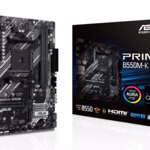 ASUS PRIME B550M-K ARGB AMD B550 Socket AM4 micro ATX