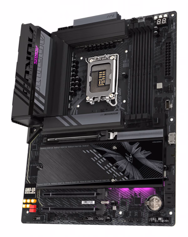 GIGABYTE Z890 AORUS ELITE WIFI7 Motherboard - Supports Intel Core Ultra (Series 2) CPUs, 16+1+2 phases VRM, up to 8800MHz DDR5 ( - Image 4