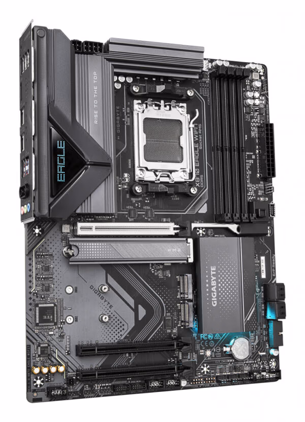 GIGABYTE X870 EAGLE WIFI7 Motherboard - Supports AMD Ryzen 9000 CPUs, 14+2+2 phases VRM, up to 8000MHz DDR5 (OC), 1xPCIe 5.0 + 2 - Image 3