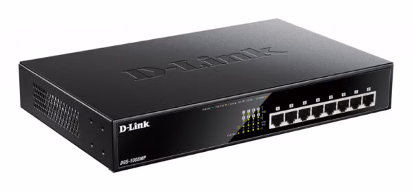 D-Link 8-Port Desktop Gigabit PoE+ Switch - Image 3