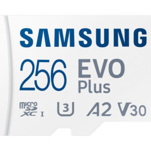Samsung Micro SD Card 256GB EVO PLUS/w Adapter SDXC Class 10