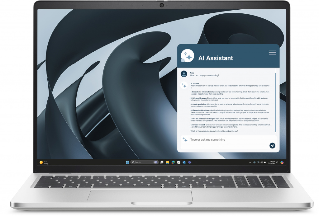 DELL Pro 16 Plus PB16255 AMD Ryzen™ 5 PRO 230 Laptop 40.6 cm (16") Full HD+ 32 GB LPDDR5x-SDRAM 1 TB SSD Wi-Fi 7 (802.11be) Wind