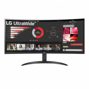 LG 34WR50QK-B UltraWide Curved 34'' Monitor 100Hz USB-C Charging