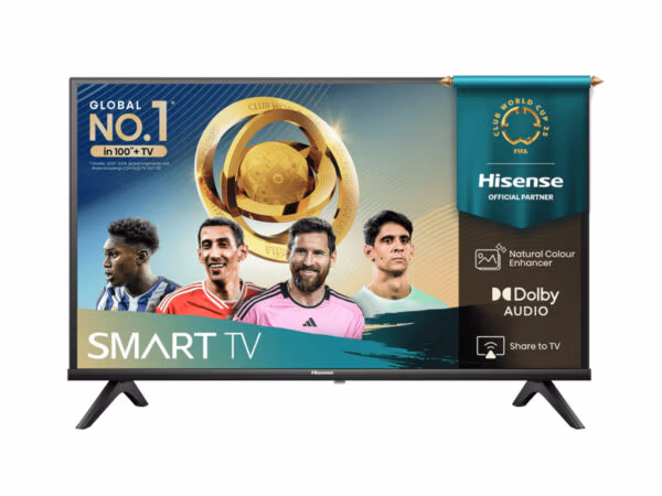 Hisense 40A4Q TV 101.6 cm (40") HD Smart TV Wi-Fi Black 200 cd/m²