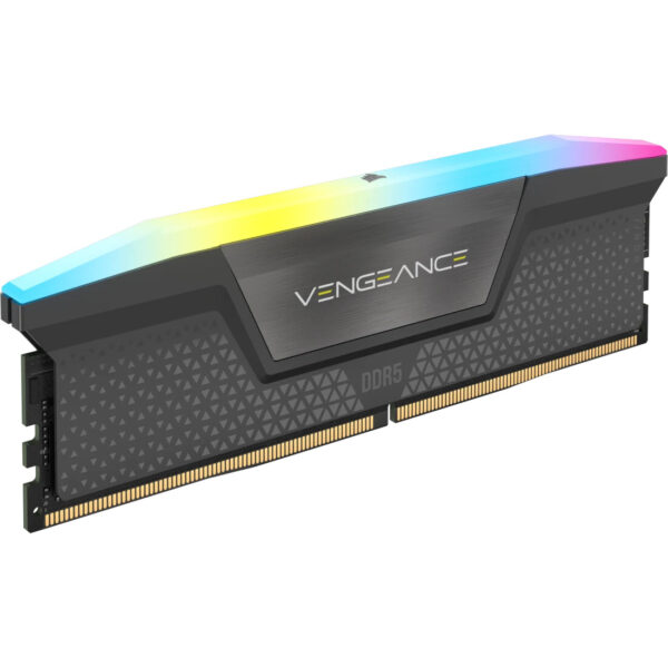 Corsair VENGEANCE RGB DDR5 32GB (1 x 32GB) DDR5 6000 CL38-44-44-96 1.35V Intel XMP & AMD EXPO - GREY