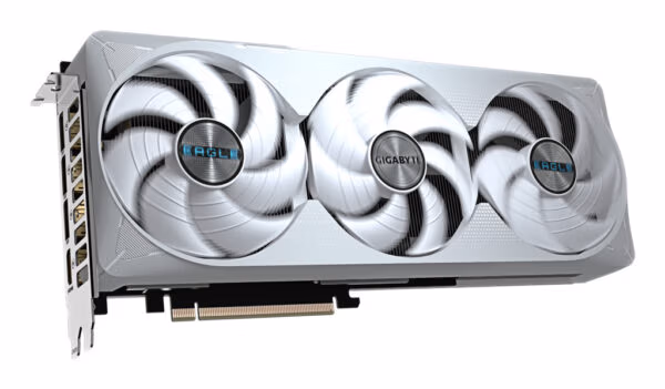 GIGABYTE GeForce RTX 5070 Ti EAGLE OC ICE SFF 16G Graphics Card - 16GB GDDR7, 256bit, PCI-E 5.0, 2542 MHz Core Clock, 3 x DP 2.1 - Image 3