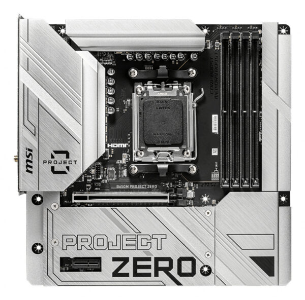 MSI B650M PROJECT ZERO motherboard AMD B650 Socket AM5 micro ATX - Image 2
