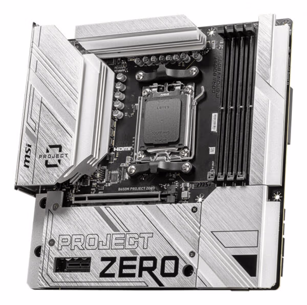 MSI B650M PROJECT ZERO motherboard AMD B650 Socket AM5 micro ATX - Image 3