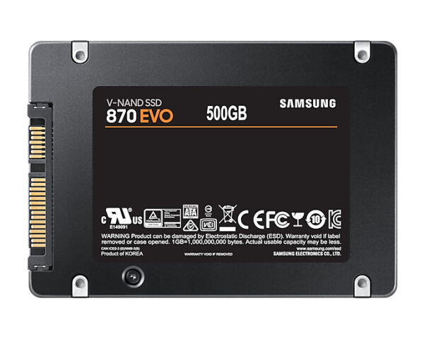 Samsung 870 EVO 500 GB 2.5" Serial ATA III V-NAND MLC - Image 2
