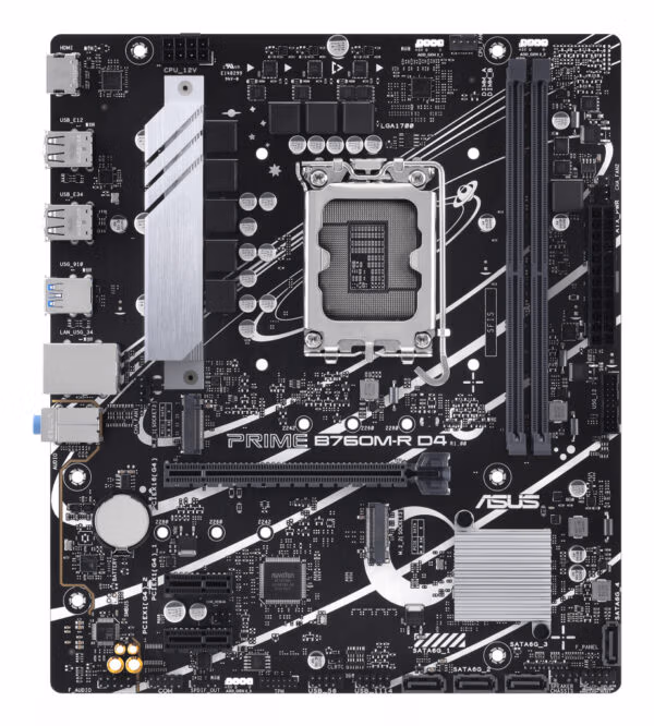 ASUS PRIME B760M-R D4 Intel B760 LGA 1700 micro ATX - Image 2