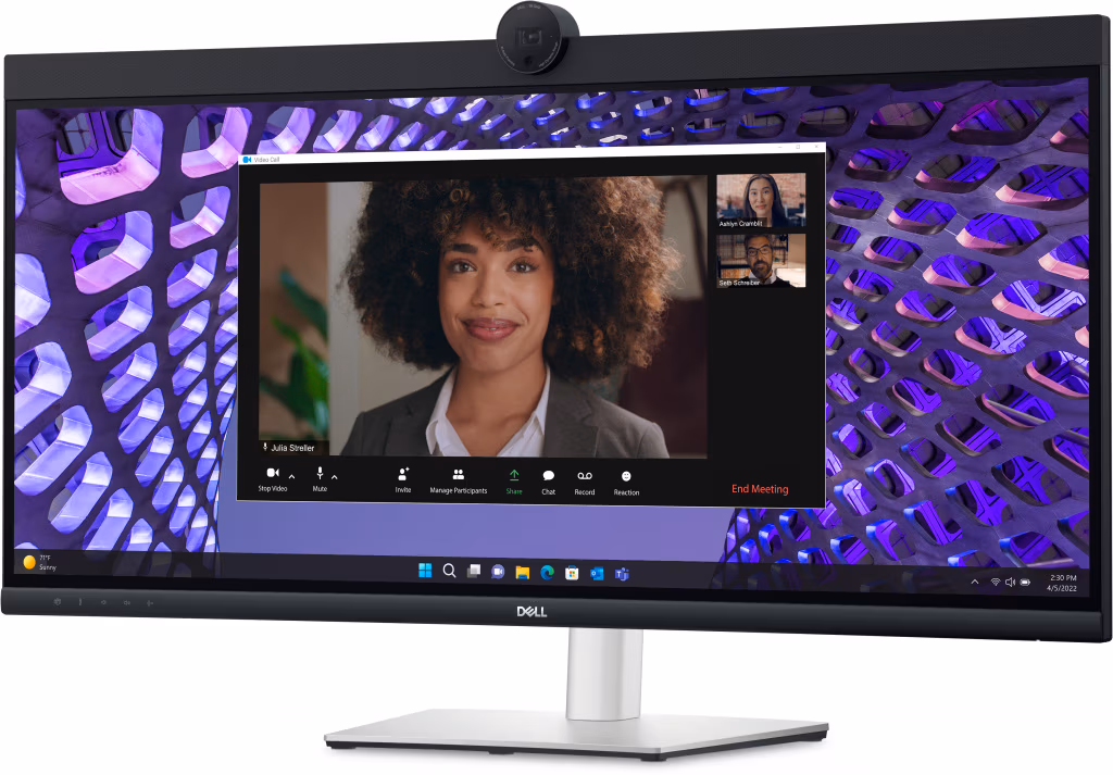 DELL P Series P3424WEB computer monitor 86.7 cm (34.1") 3440 x 1440 pixels 4K Ultra HD LCD Black
