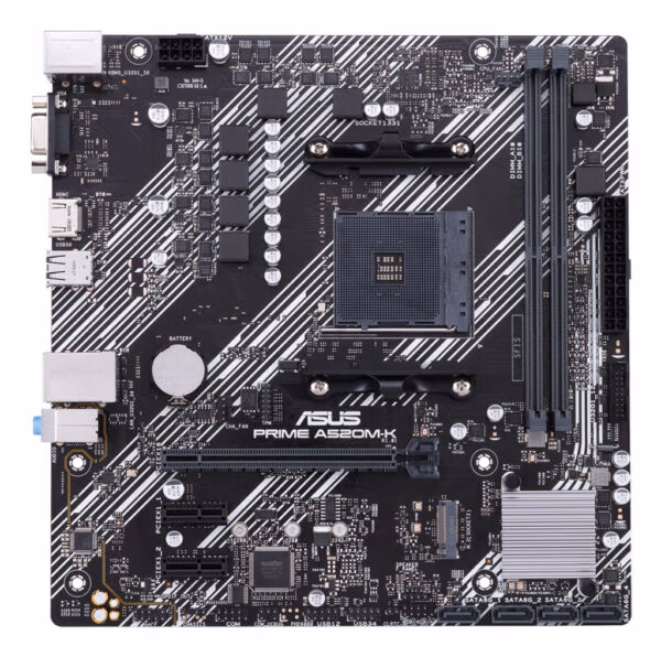 ASUS PRIME A520M-K AMD A520 Socket AM4 micro ATX - Image 2