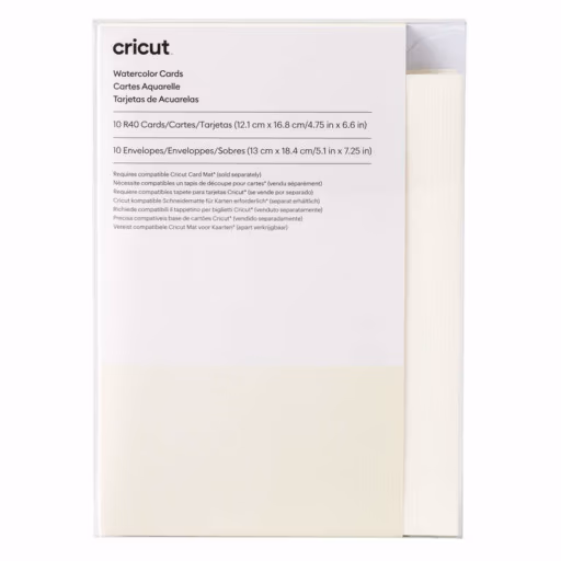Cricut 2009985 - Cricut Watercolor Cards White 10pk R40