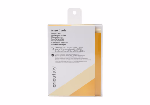 Cricut 2008044 - Cricut Joy Insert Cards 12-Pack (Cream/Holo)