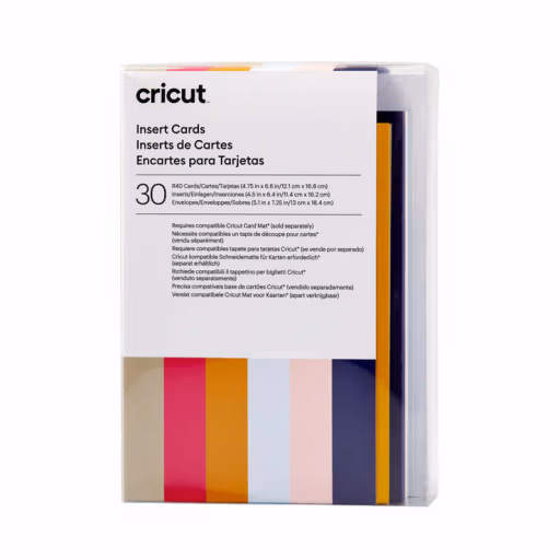 Cricut 2009469 - Cricut Insert Cards Sensei R40 (12;1 Cm X 16;8 Cm) 30-Pack
