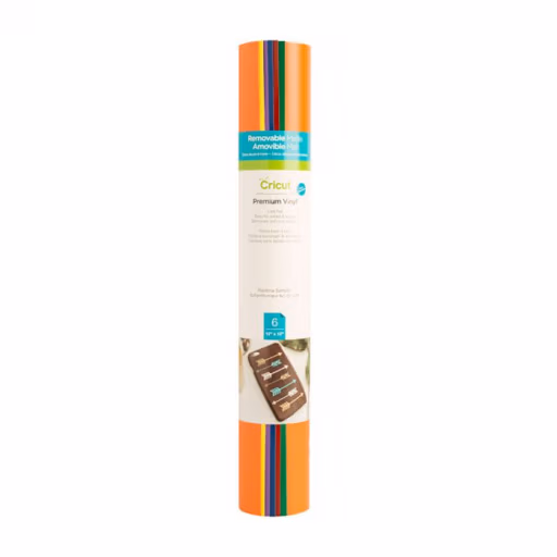 Cricut 2004315 - CRICUT PREMIUM VINYL RAINBOW SAMPLER 12X12 (6 SHEETS)