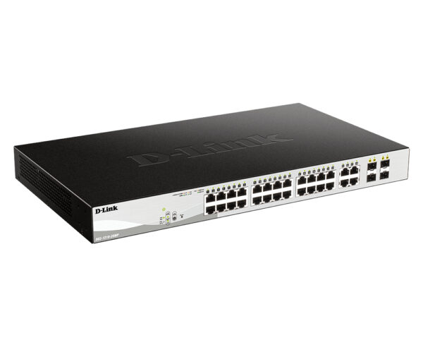 D-Link 28-Port Gigabit PoE Smart Managed Switch including 4 Combo Ports - Image 2