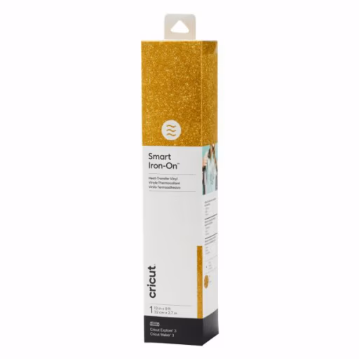 Cricut 2008674 - Cricut Smart Iron-on 33x273cm 1 sheet (Glitter Gold)