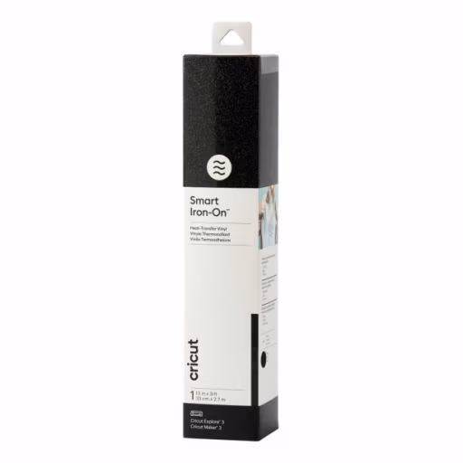 Cricut 2009060: Cricut Smart Iron-on 33x273cm 1 sheet (Glitter Black)